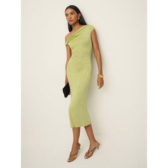 Reformation Jamen Knit Midi Dress - S - Picture 1 of 5